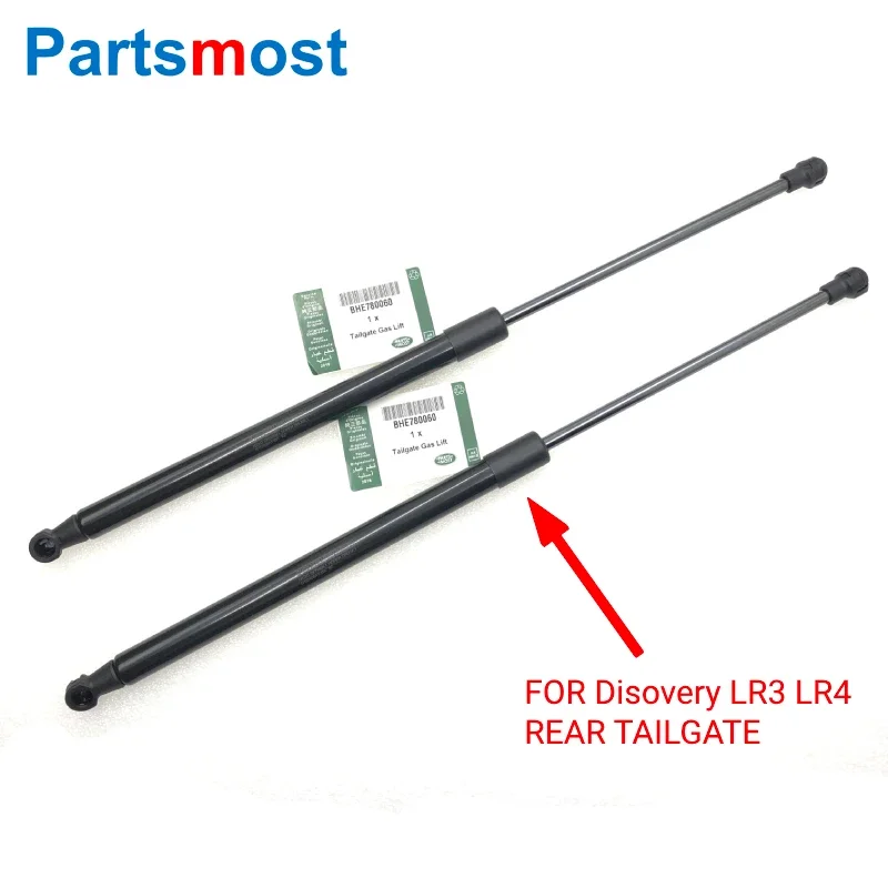 2pcs of Gas Lifts for Land Rover Discovery LR3 LR4 Bonnet Gas Spring LR009106 BKK780010 Tailgate Strut BHE780060 780012 LR086368