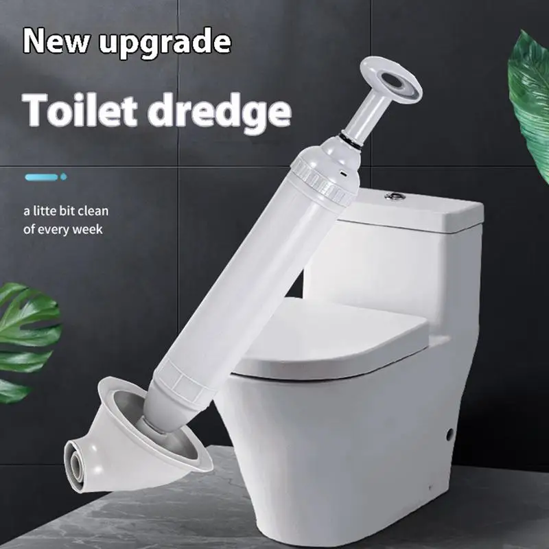Toilet Unclogger Pumping Injector Sustainable Multifunction Plunger Heavy Duty Vacuum High Pressure Plunger For Bathroom Kitchen