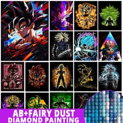 Fairy Dust AB Dragon Ball 5D DIY Diamond Painting Sun Wukong Japan Anime Art Mosaic Embroidery Home Decor Kids Gift