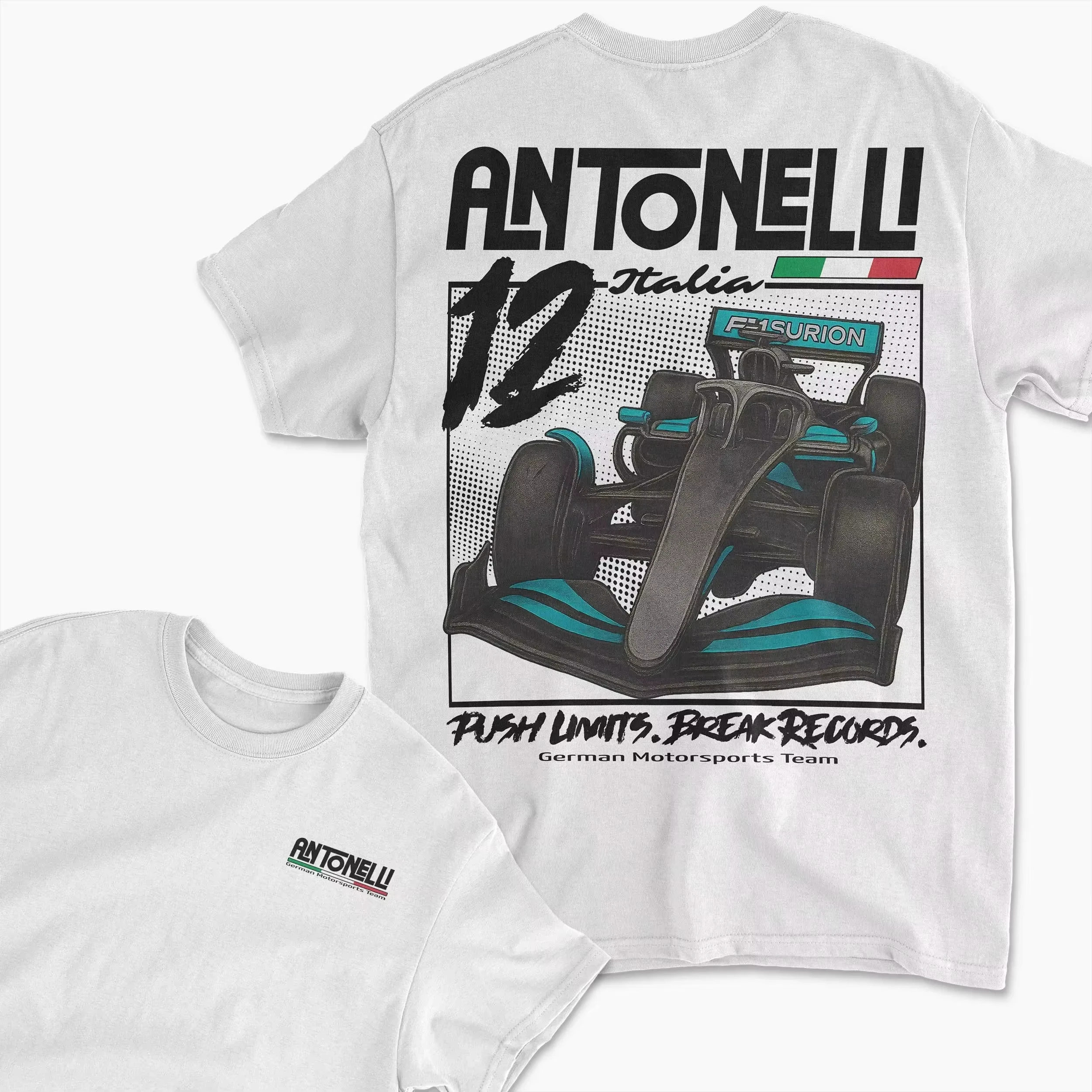 racer Kimi Antonelli Grand Prix champion unisex 100%cotton shirt 2026 Summer New O-neck Men Y2k Short Sleeve graphicst Tshirt
