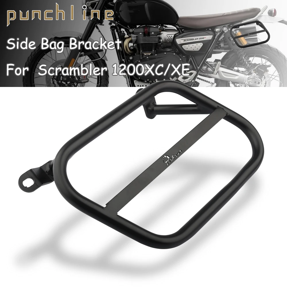 Fit 1200 XC 1200 XE Left Side bag Bracket For Scrambler 1200XC 1200XE 2019-2023 Side Trunk Bag Support