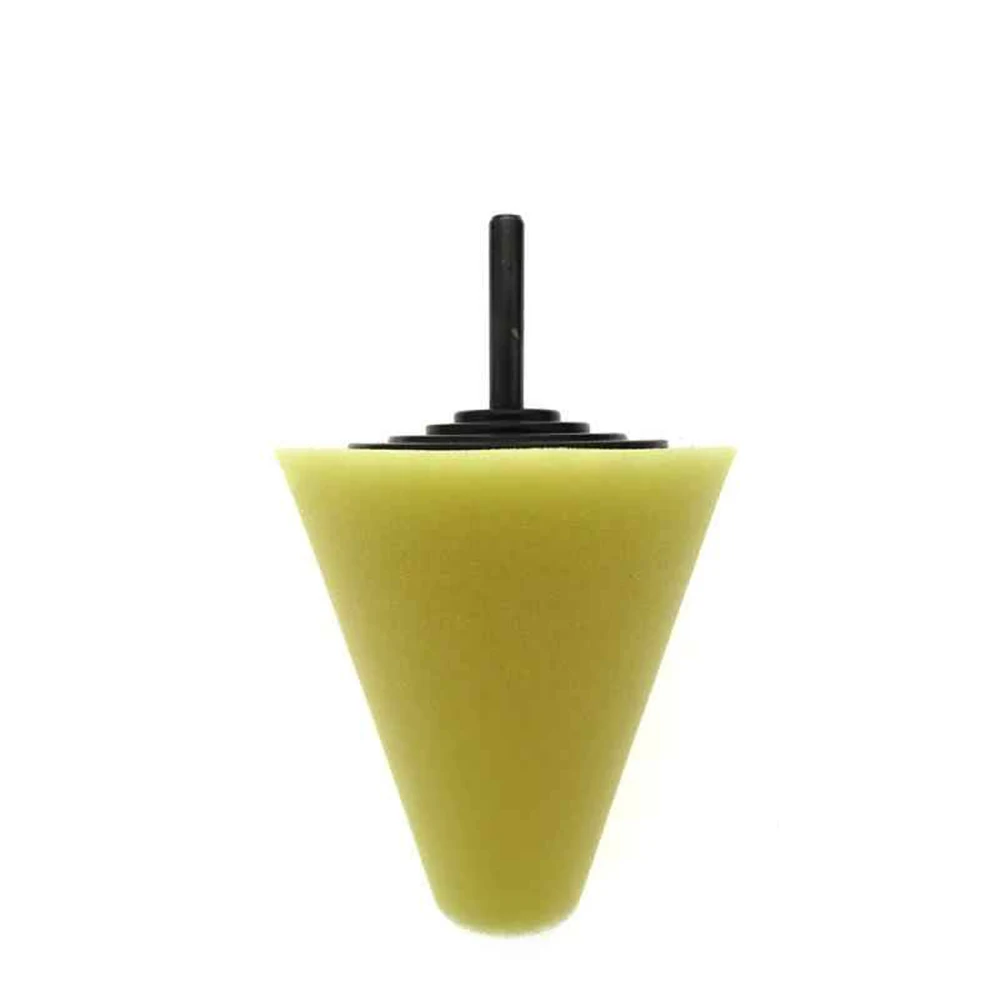 1-8Pcs M6 Automotive Wheel Hub Steel Rim Polishing Disc Cone Sponge Ball Blind Angle Polishing Wheel Automotive Beauty Products