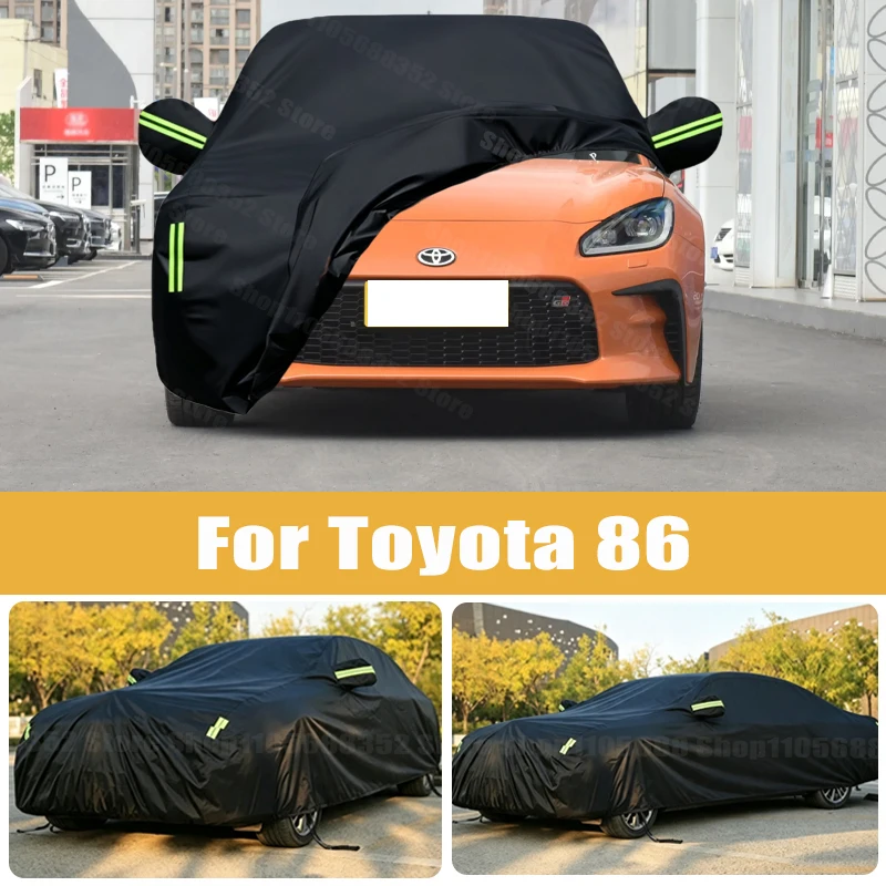 Car Cover Outdoor Protection Full Exterior Snow Cover Sunshade Dustproof Protection Cover Universal For Toyota 86