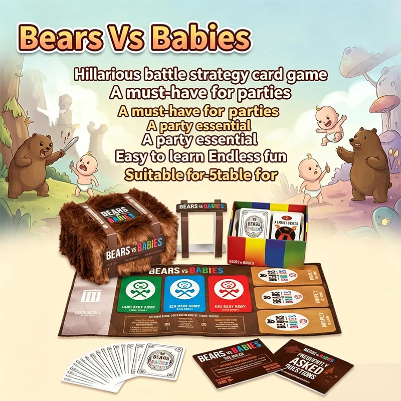 

Bears vs Babies Card Game – The Hilarious Monster-Building Party Card Game