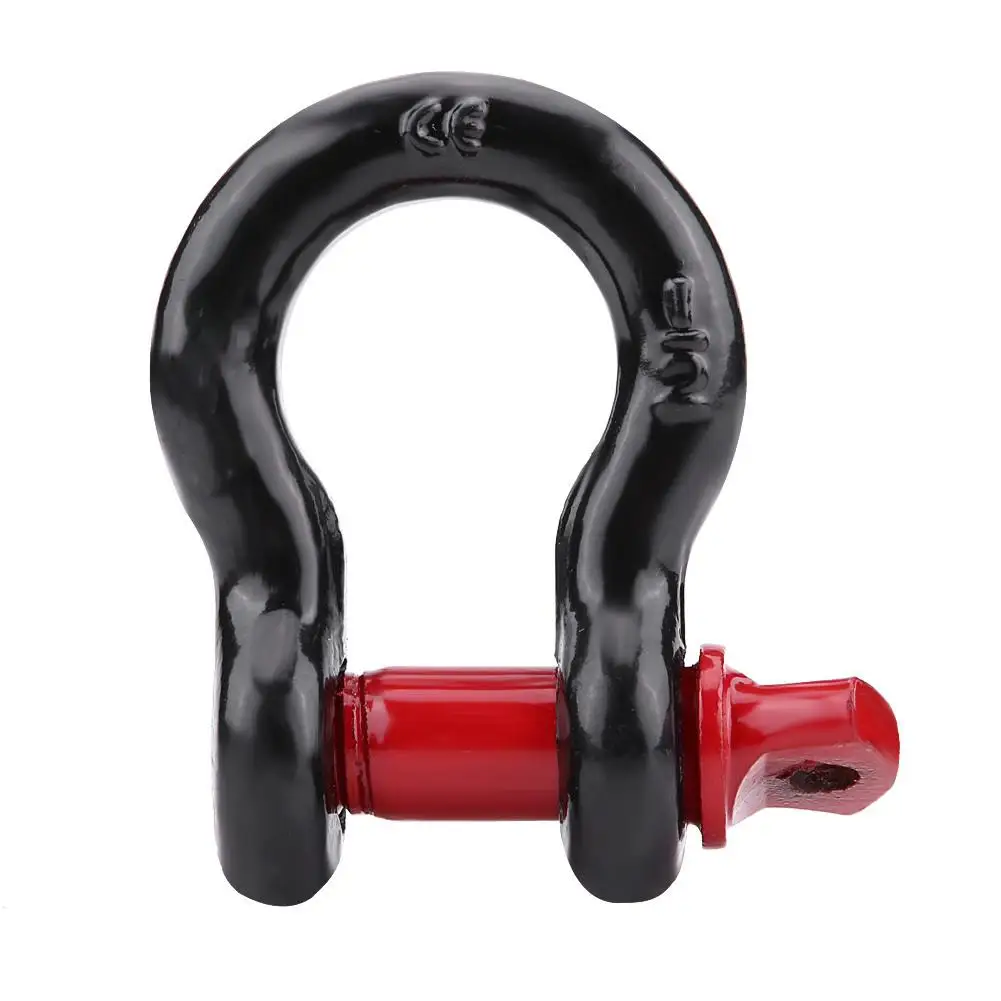 Heavy Duty Galvanized Shackles D Steel 2T 4,400lbs/4.75T 10,000lbs Capacity for vehicle Recovery Towing Car Accessories