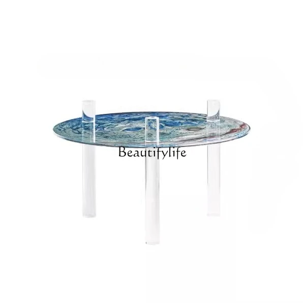

Jupiter Coffee Table Niche Designer Minimalist Acrylic Round Planet Coffee Table
