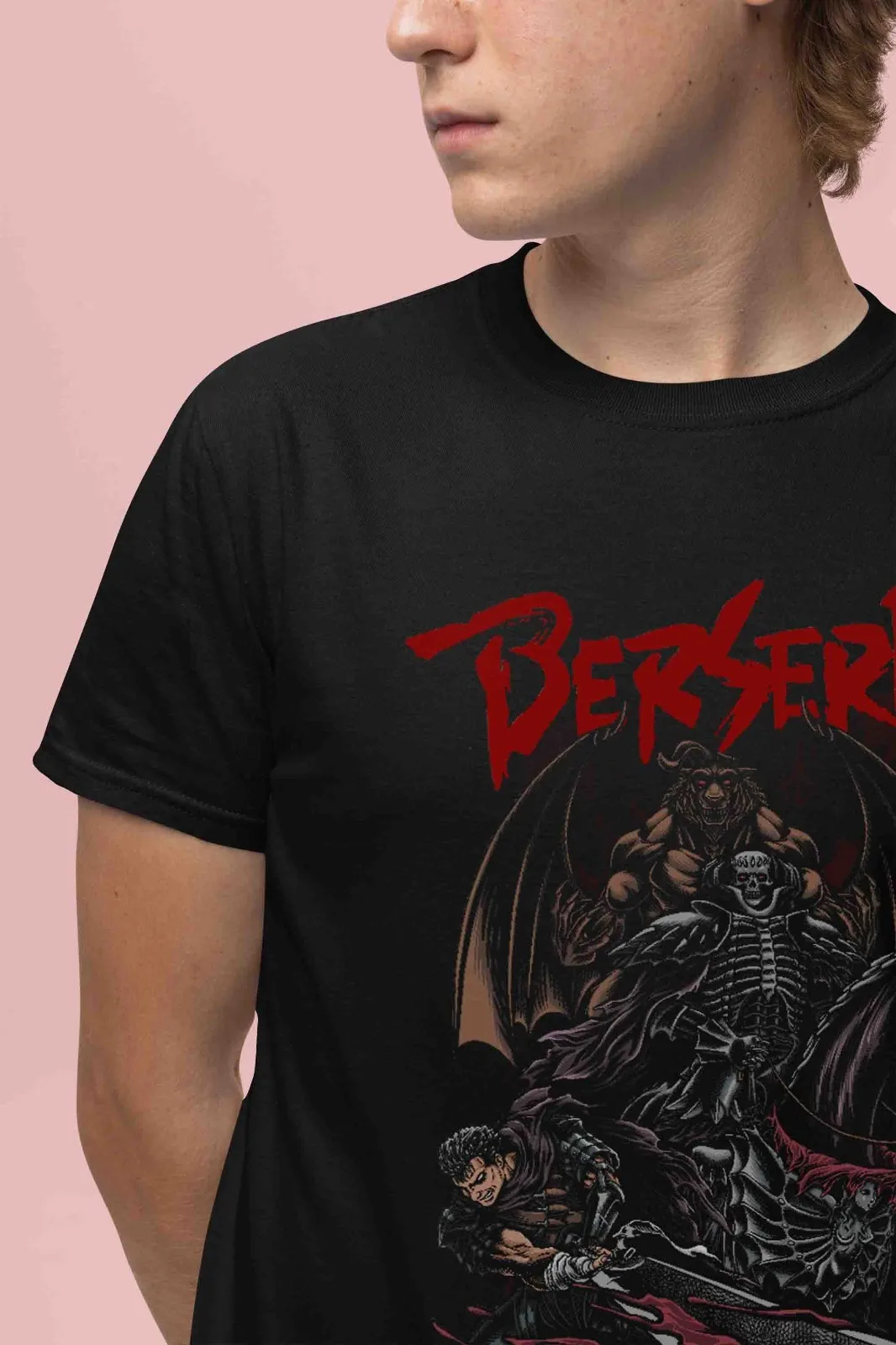 Berserk Shirt Guts Tshirt Casca T-Shirt Griffith Top Warrior Anime Unisex Tee