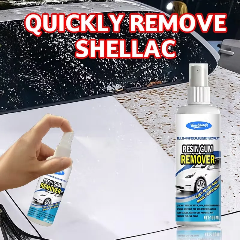 Special Spray for Removing Bug Residue, Tree Sap and Bird Droppings, Powerful Surface Care Agent for Automotive Paint