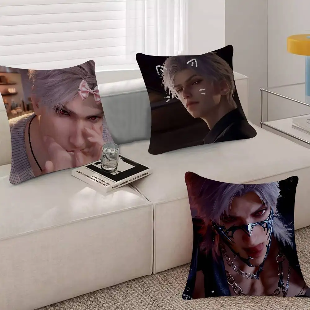 Caleb L-love And Deep Space Cute Pillow Cushion Cover Pillowcase Living Room Sofa Home Decor Customized