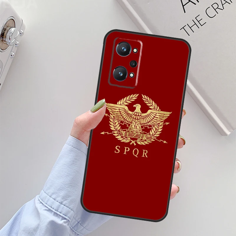 SPQR Roman Imperial Legion For Realme 10 11 Pro Plus GT Neo 5 2T C21Y C30 C31 C33 C35 C55 OnePlus Nord CE 2 3 Lite Case