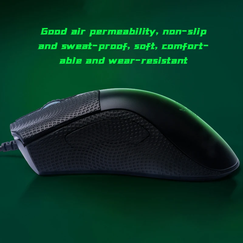 Mouse Anti-Slip Sticker Mouse Grip Tape Skate Handmade Sticker Non Slip Suck Sweat For Razer DeathAdder Essential/V2 X Hyperspee