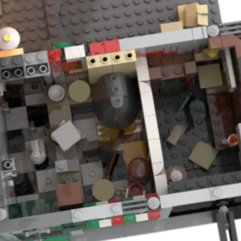 Beliebte Film Street View Modell MOC Gebäude Ziegel Hero Wohnung Modulare Technologie Geschenke Urlaub Montieren Kinder Spielzeug Anzug