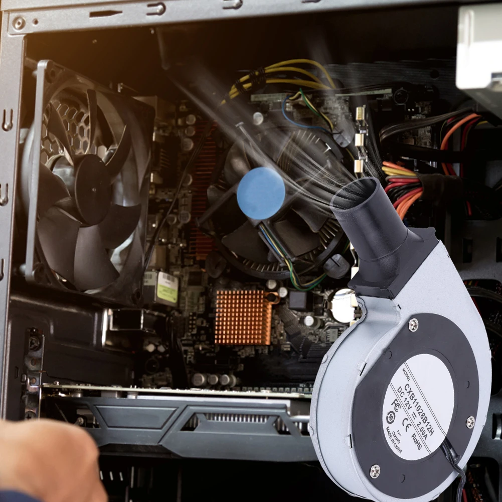 

Вентилятор для барбекю, 6000 об/мин, вентилятор для барбекю, 12 В постоянного тока, большой поток воздуха с регулятором переменной скорости для кемпинговой печи