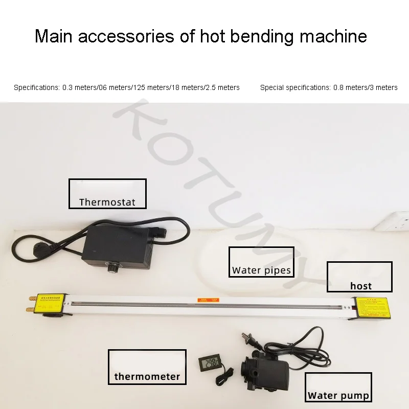 Acrylic Hot-bending Machine Plexiglass PVC Plastic Board Bending Device with Angle Adjuster Bender