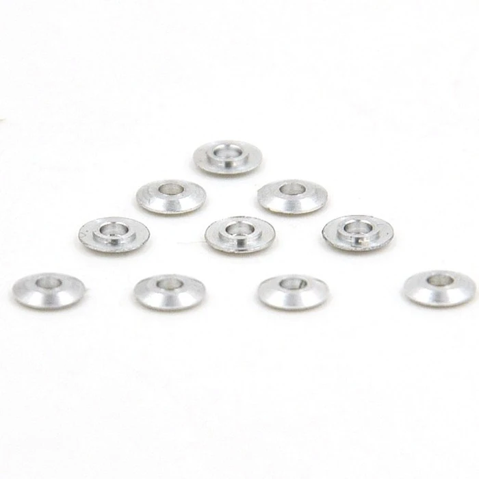 100pcs/lot 94768 Spare Parts Metal Washer Gasket Shim Spacers for 520 Ball Bearing Guide Wheel Roller for Tamiya 4WD RC Car