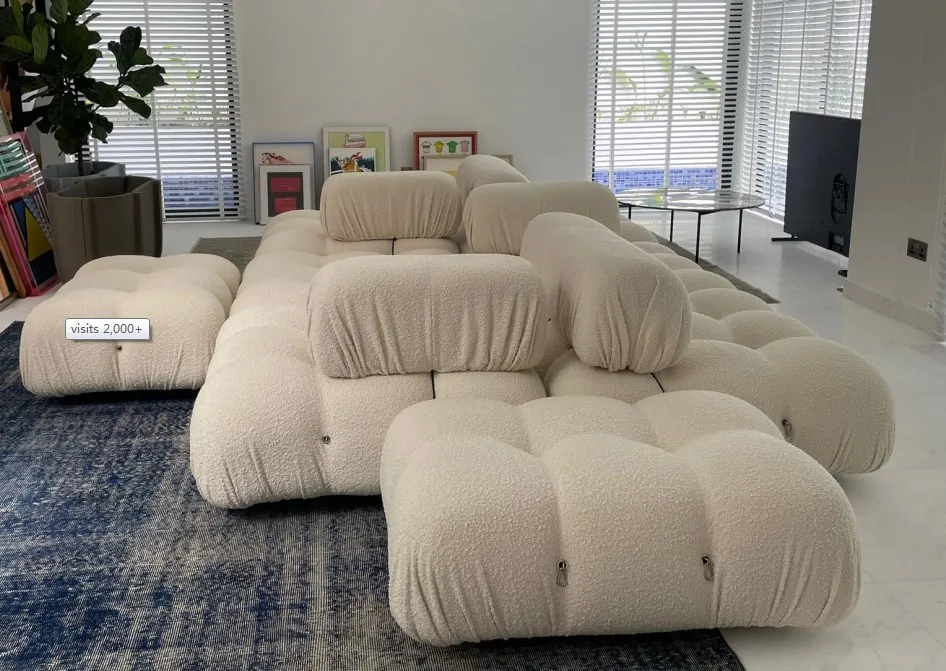 Super September Modern living room Bellini sofa sectional sofa mario sofa