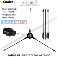 RE-02 Mobile Car Radio Antenna Signal Strengthen Dual Band UHF 144/430MHz Ground Grid Omnidirectional For Car Transceiver Radio