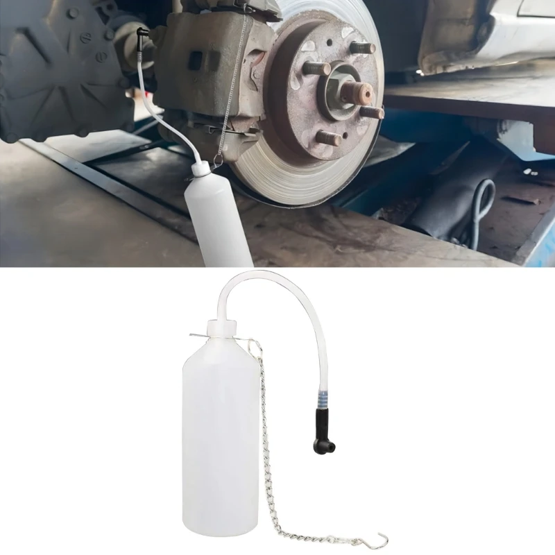 Car Brake Bleeding Fluid Bleeder Bottle Car Vehicle Automotive Adapter Hose