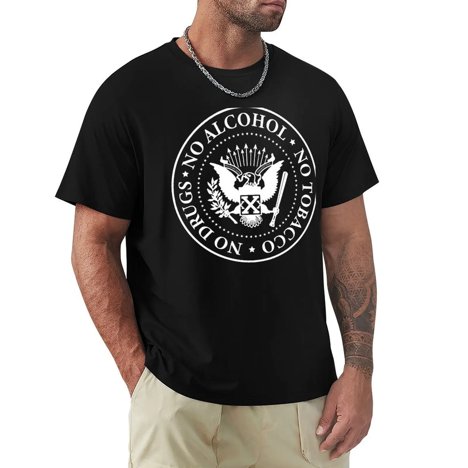 Straight Edge T-Shirt Plus Size Quick Dry Sports Tee
