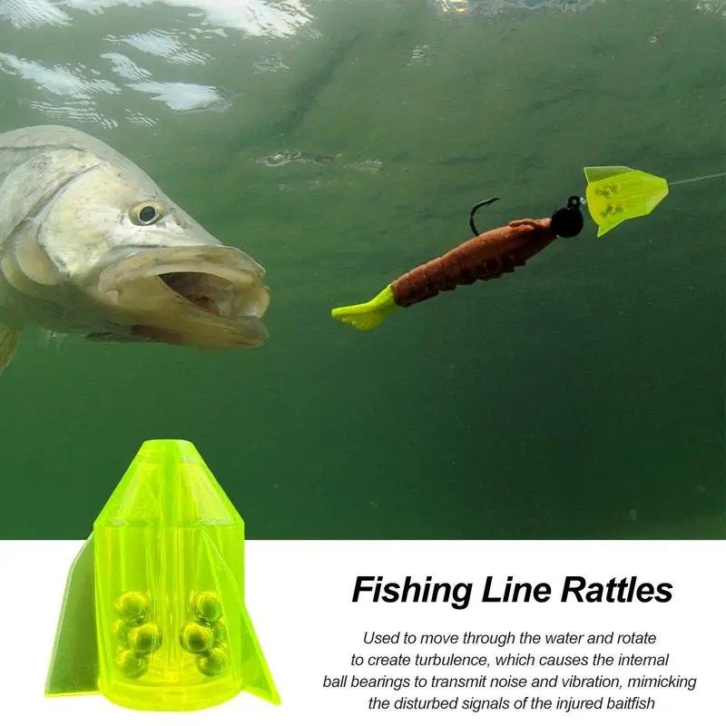 Sonaglio perline per la pesca attrattore campana tallone seducente strumento di pesca sonaglio portatile accessorio per la pesca in mare per la pesca in Catfishing Walleye