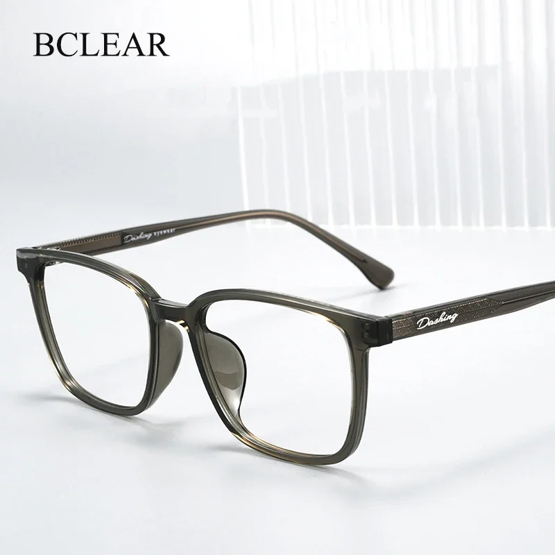 

BCLEAR Classic Fashion Optical Glasses Frame Men Woemn Ultralight TR90 Transparent Square Big Frame Vintage Eyewear Spectacles