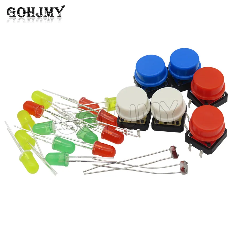 미니 브레드보드용 스타터 키트, LED 점퍼 와이어 단추, 아두이노 DIY 키트, UNO R3