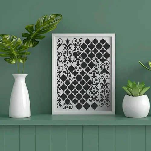 Imagen 2 del producto Plantillas A4 de 29x21cm para manualidades, pintura de pared, libro de recortes colorear, álbum en relieve, plantilla de tarjeta de papel decorativa, pared