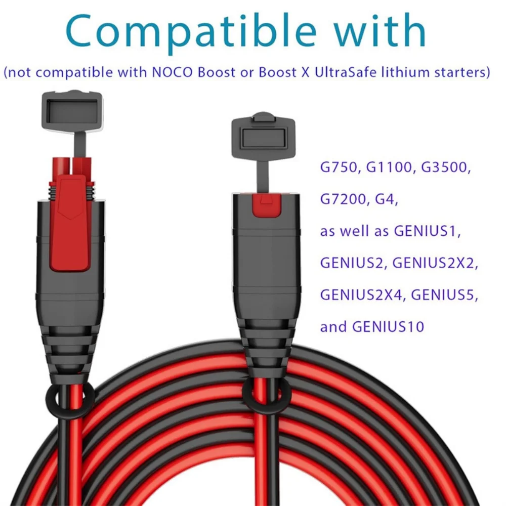 GC004 X-Connect 9.84FT Male and Female Extension Cable 16AWG Genius Smart Battery Charger