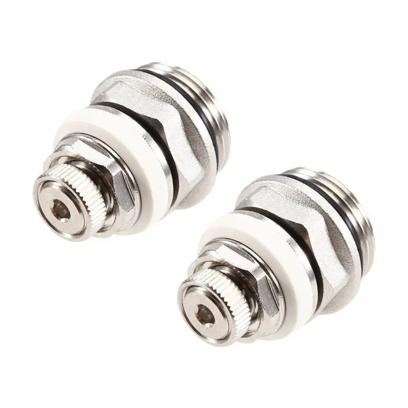 AT02-Brass 3/4 Inch 2Pcs Automatic Air Vent Valve- Self-Bleeding Radiator Valve For Heating Systems For Radiators