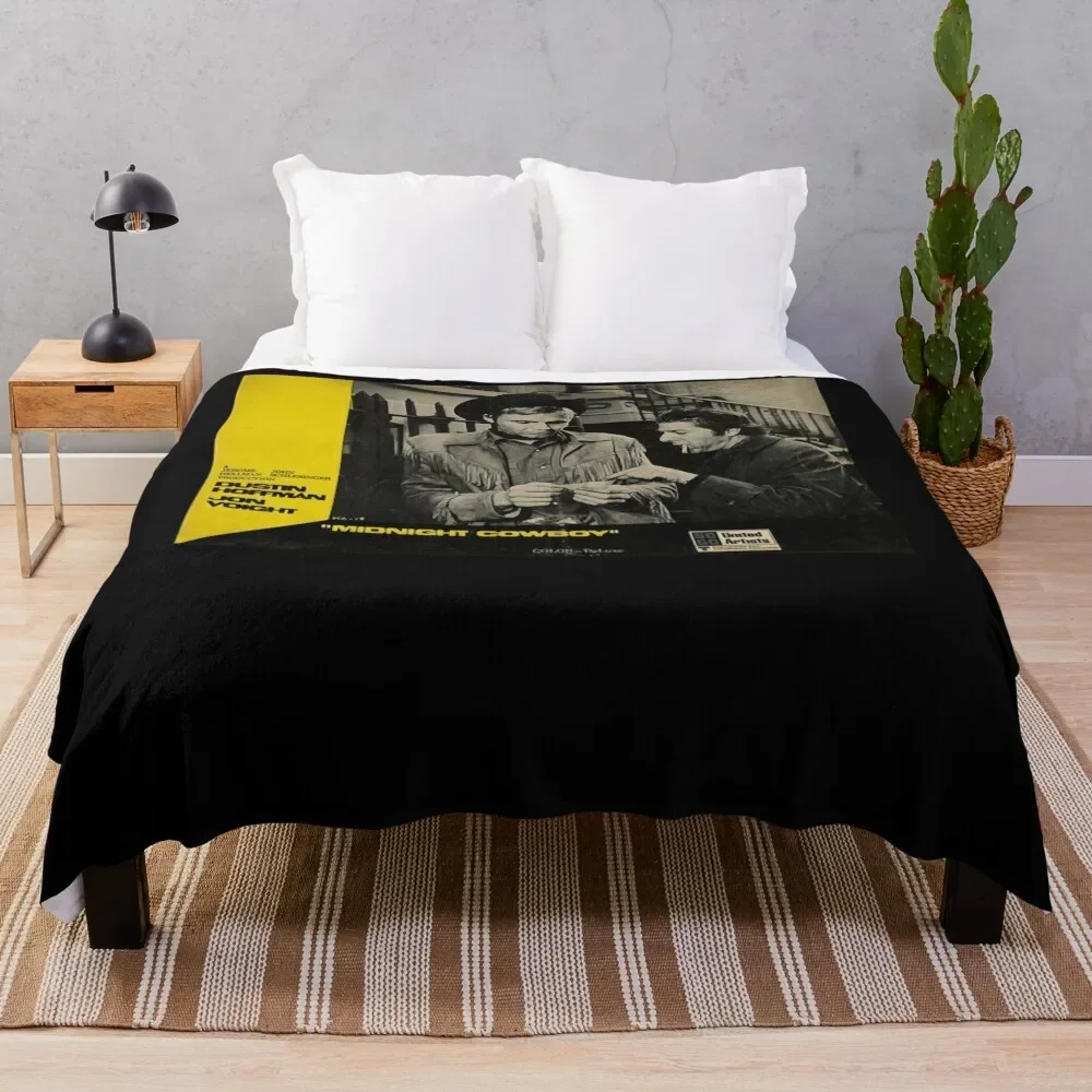 Midnight Cowboy Lobby Card Classic Throw Blanket Comforter Single heavy to sleep Blankets