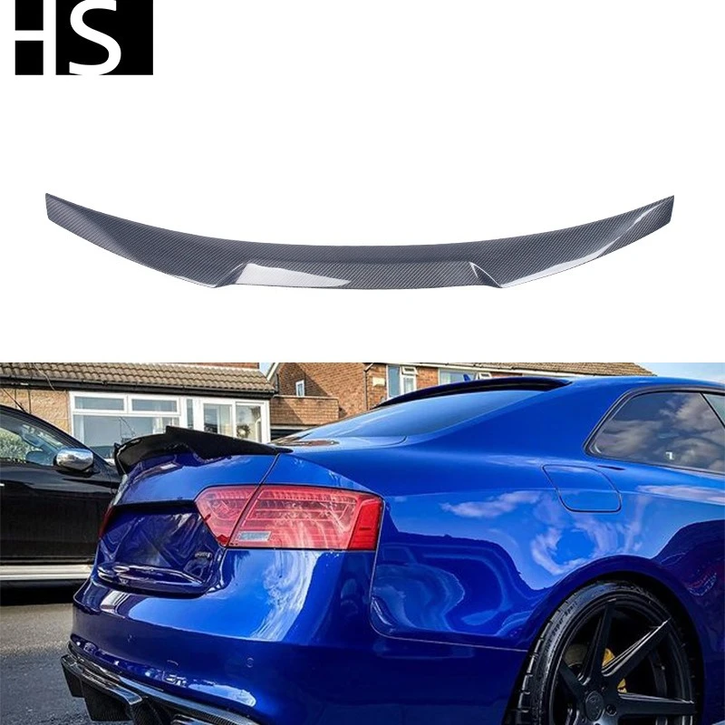 

Suitable for 09-16 Audi A5 2-door modified M4 carbon fiber rear spoiler