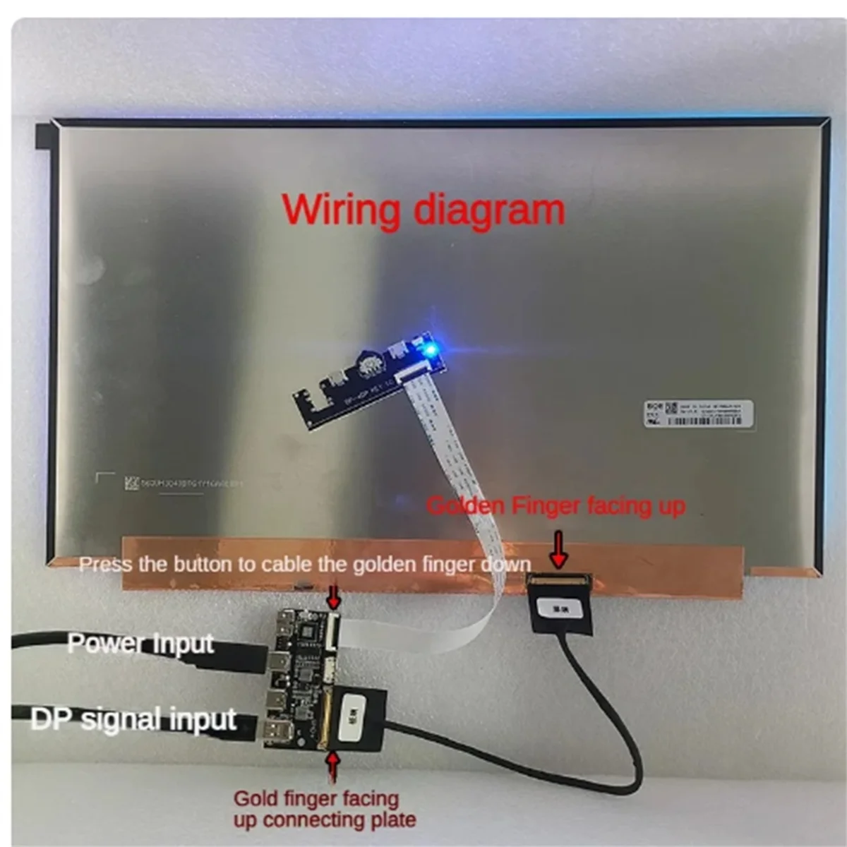 Placa de motorista Mini DP para EDP, Display portátil, 1080P, 4K, 120Hz, 2K144HZ, 165Hz, 240Hz