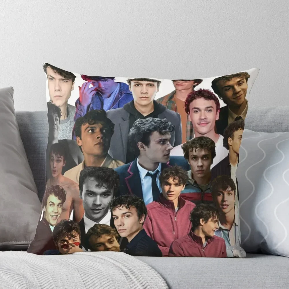 benjamin wadsworth photo collage Throw Pillow pillow cover luxury Sofa Cushion Pillow