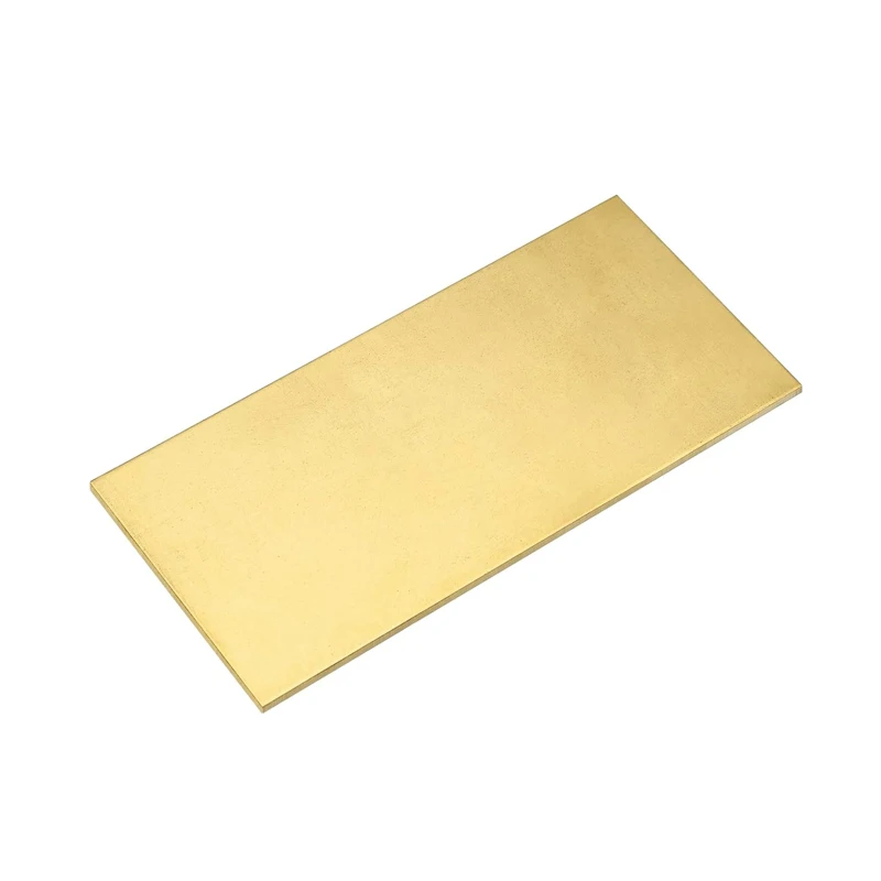 1pcs Brass Sheet Thickness 0.5/0.6/0.8/1/1.5/2/2.5/3/4/6/8mm Brass Plate Cutting CNC Frame Model Mould DIY