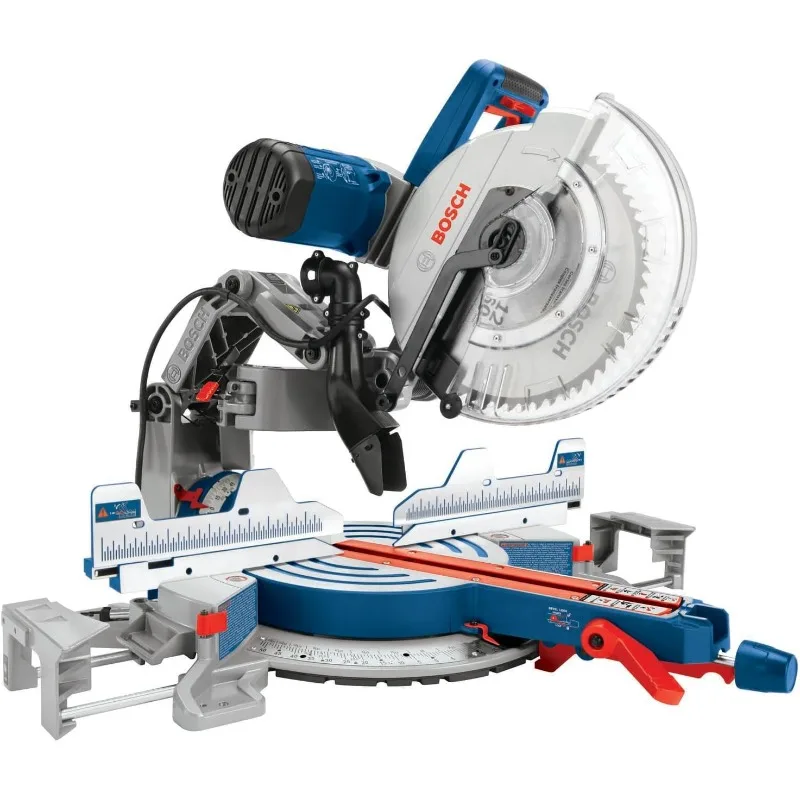 

BOSCH GCM12SD 15 Amp 12 Inch Corded Dual-Bevel Sliding Glide Miter Saw with 60 Tooth Saw Blade