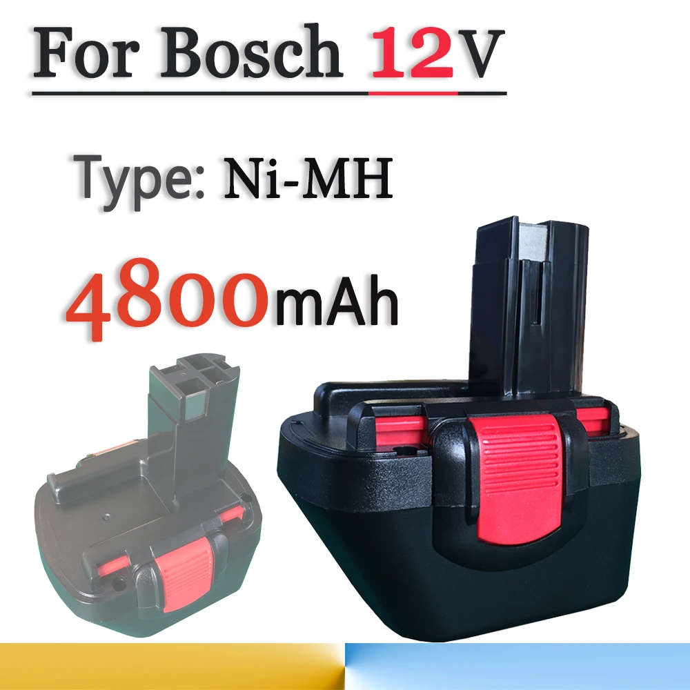 

For Bosch 12V 4800mAh Li-ion Battery，Compatible PSR 1200 GSR 12V AHS GSB GSR 12 VE-2 BAT043 BAT045 BAT046 BAT049 BAT120 BAT139