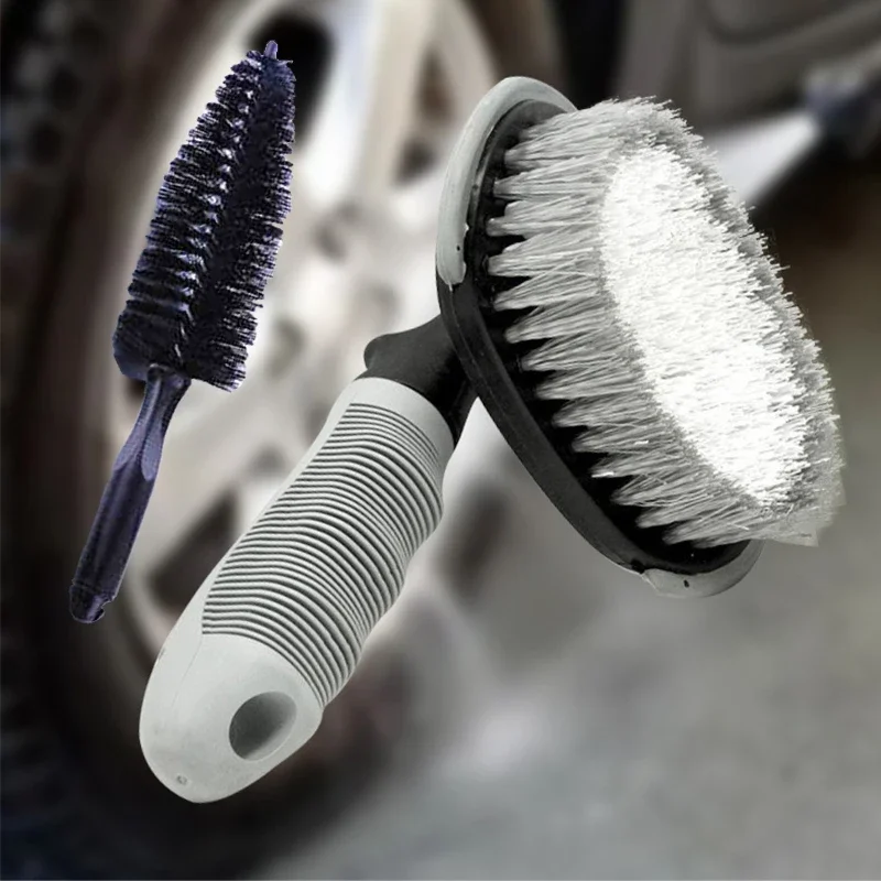 

Car Tyre Cleaning Brush T-Type Multi-Functional Wheel Hub Brush Car Washing Tool Car Wheel Brush Car Cleaning Tools Detailing