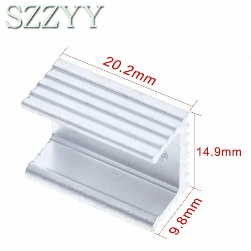 10pcs  Heatsink TO 220 Heat Sink Transistor Radiator TO220 Cooler Cooling 20*15*10MM