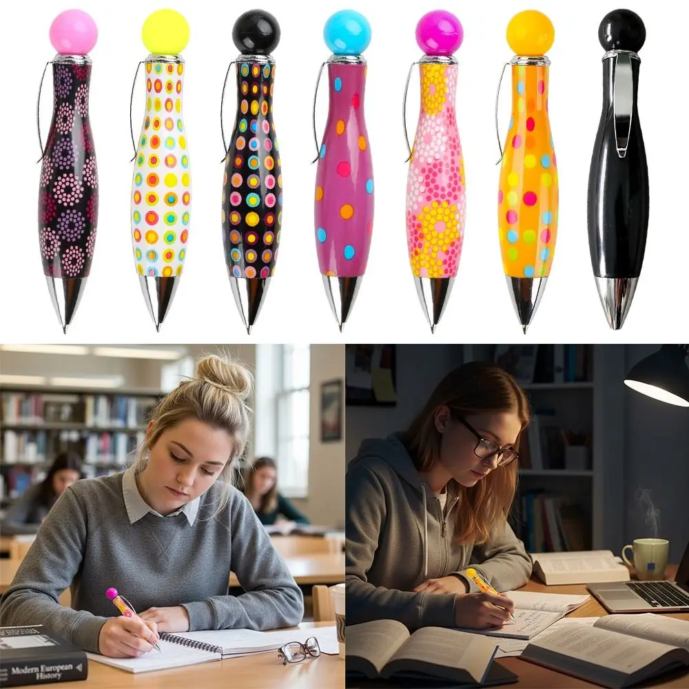 New Bowling Shape Pocket Pen Fat Short Portable Gel Pen Ballpoint Pen Students Gift