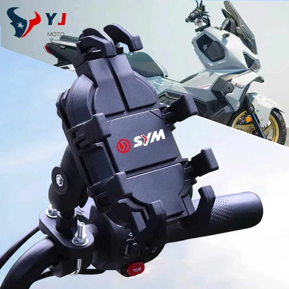 For SYM Maxsym TL TL500 TL508 Cruisym300 JOYMAX Z300 F300 Z 125 250 300 Phone Holder Handlebar Rearview Mirror Mount GPS Bracket