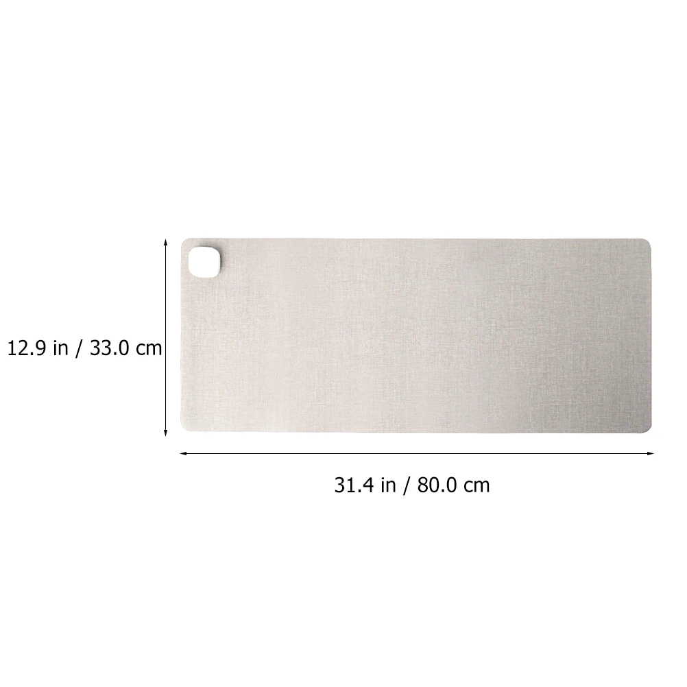 

Heating Mouse Pad Pads Tabletop for Mat Desktop Heated Cotton Linen Office Home