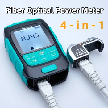 Proskit MT-7615/7616 Optical Power Meter 4 in 1 Multifunction Fiber Network/Disconnection/Lan Cable Tester Visual Fault Locator