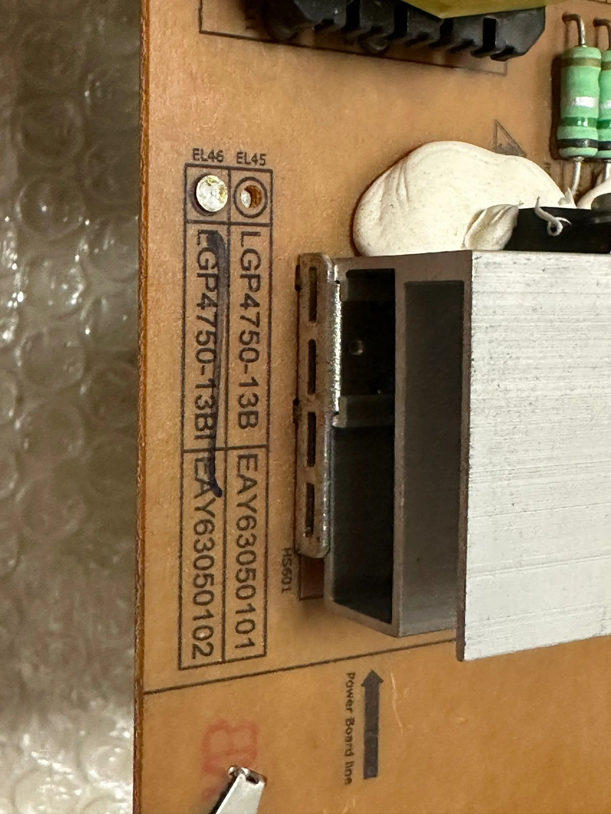 Оригинальная плата питания 47WV50BR-B EAY63050101 EAY63050102 LGP4750-13BI