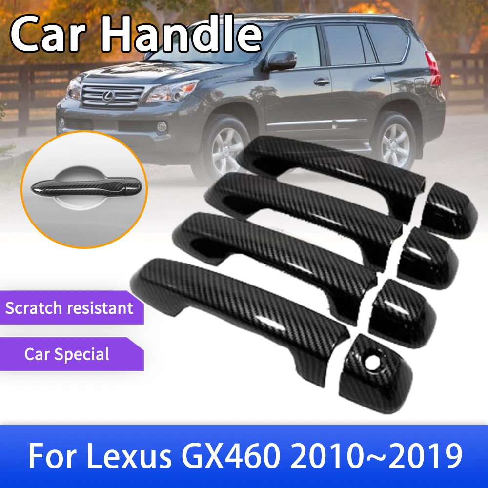 

Carbon Fiber Smart Door Handle Cover for Lexus GX460 J150 LC150 2010~2019 Car Exterior Decorate Accessories Styling Sticker Trim