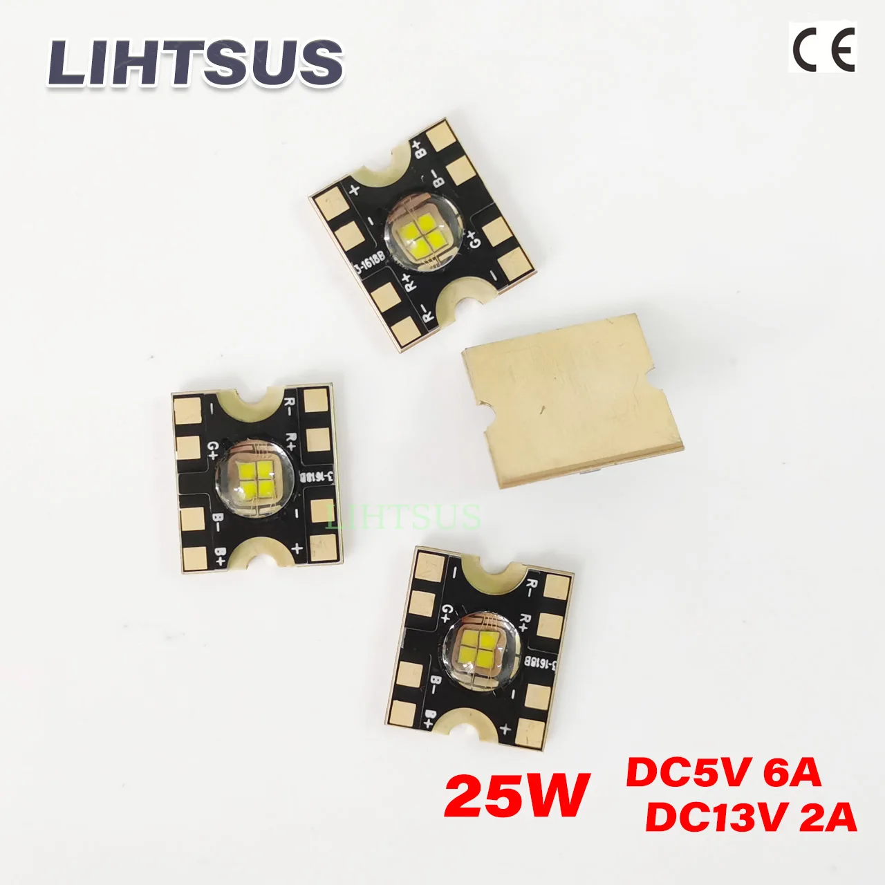 4 szt. Zapasowe akcesoria zamienne ledowy Chip lampa 13V 4x2,5 W dla 5V 4x25W 4 chipy Super wiązka lampa LED z ruchomą głowicą