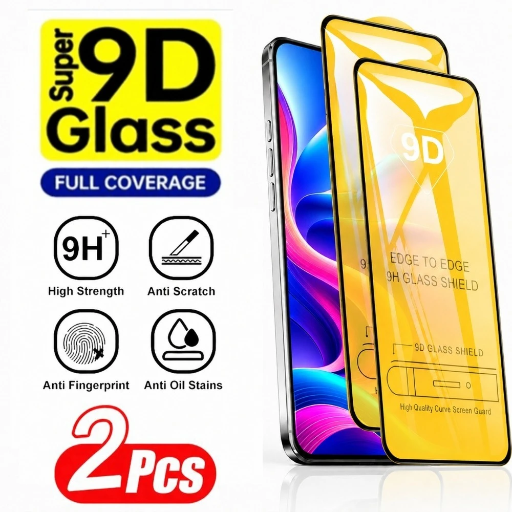 

2Pcs Full Cover Screen Protector for Samsung Galaxy A57/A56/A55/A37/A35/A36/ Tempered Glass for Samsung A26/A25/A17/A16/A15 5G