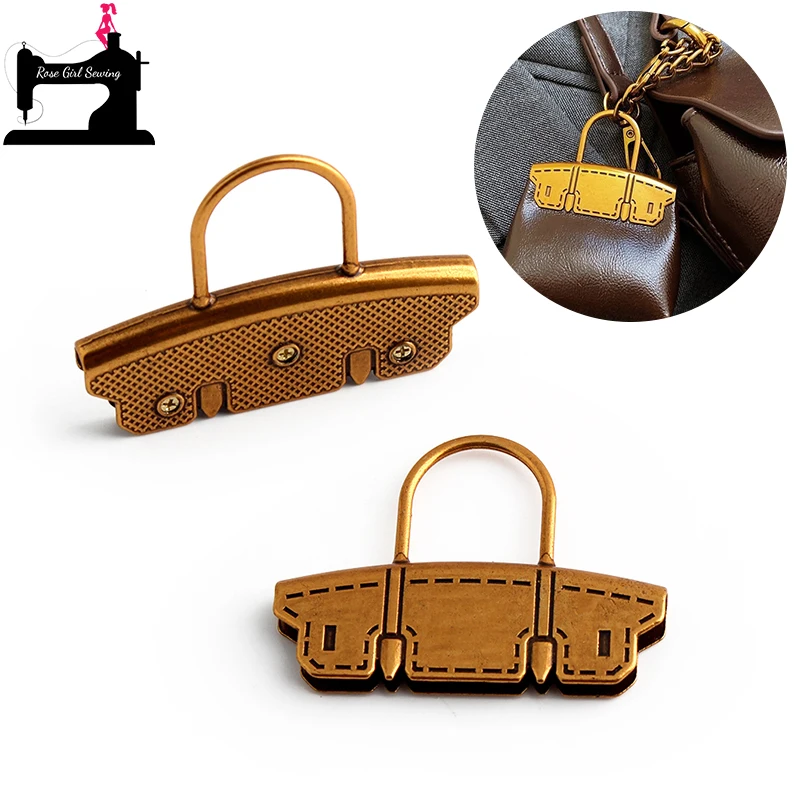 

5/20/50PCS 54x39mm Miniature Metal Keychain Buckle For Women's Bag Crossbody Handbag Purse Pendant Mini Gift Charm Accessories
