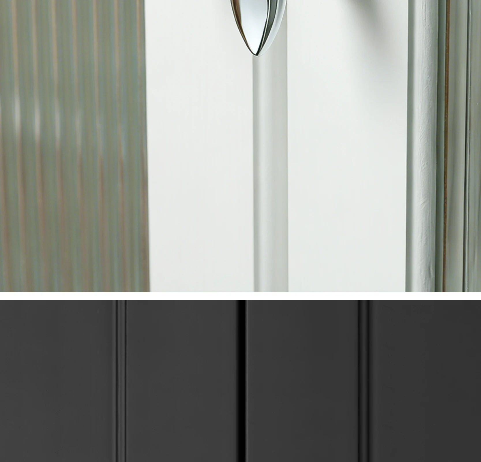 SAILANKA Möbelgriffe aus Messing, hellsilber, T-förmig, modern, nordisch, minimalistisch, für Kleiderschrank, Schrank, Einlochmontage – Detail 10