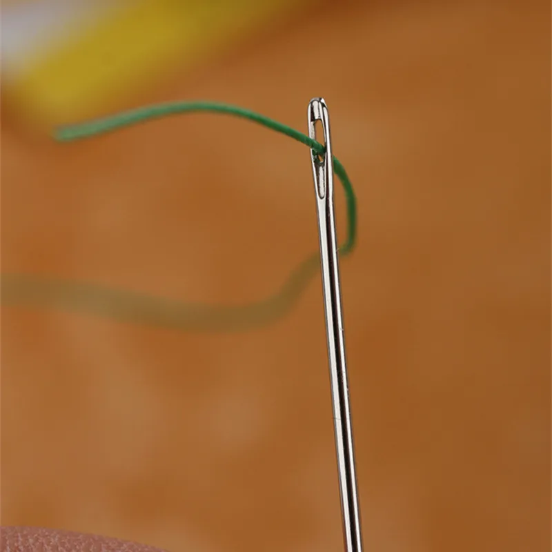 25Pcs/Bag Hand Junetree John James Saddlers Harness Needle Round Point Needle Diy Leatherwear Hand Tool Leather Crafts