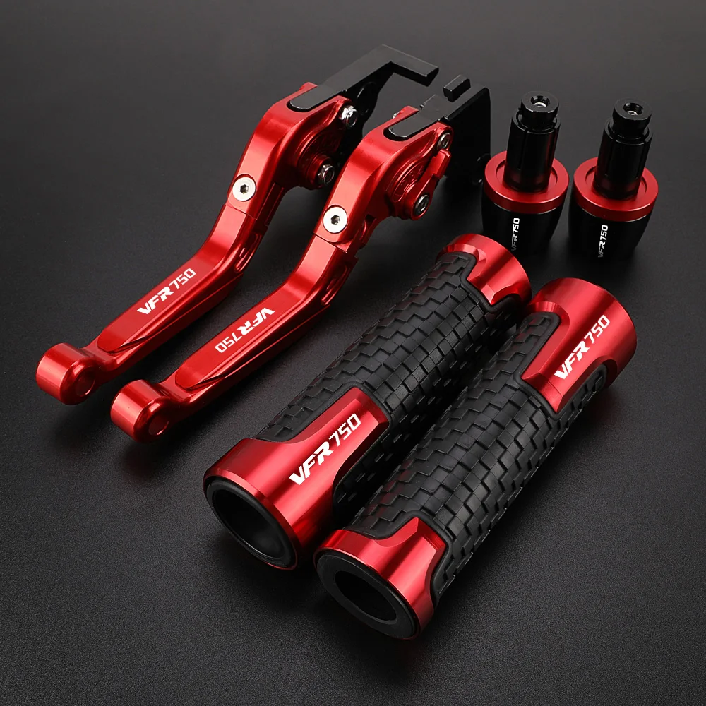 

FOR HONDA VFR750 1993 1992 1991-1997 1996 Motorcycle Adjustable Brake Clutch Levers Handlebar Hand Grips Ends VFR750 1995 1994